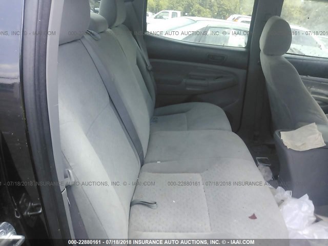 3TMJU62N77M029880 - 2007 TOYOTA TACOMA DOUBLE CAB PRERUNNER BLACK photo 8