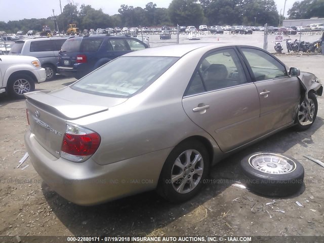 4T1BF32K15U097258 - 2005 TOYOTA CAMRY LE/XLE/SE Қоңыр фото 4