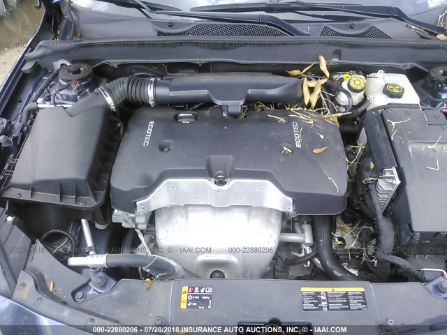 1G11C5SL4FF204606 - 2015 CHEVROLET MALIBU 1LT ლურჯი ფოტო 10