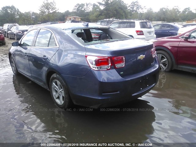 1G11C5SL4FF204606 - 2015 CHEVROLET MALIBU 1LT ლურჯი ფოტო 3