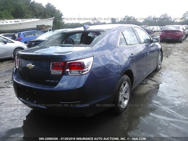 1G11C5SL4FF204606 - 2015 CHEVROLET MALIBU 1LT ლურჯი ფოტო 4