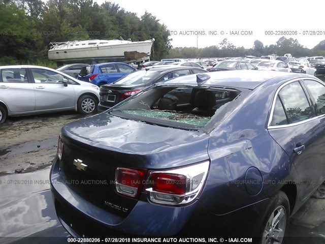 1G11C5SL4FF204606 - 2015 CHEVROLET MALIBU 1LT ლურჯი ფოტო 6