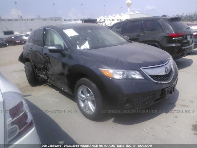 5J8TB3H34EL002705 - 2014 ACURA RDX GRAY photo 1