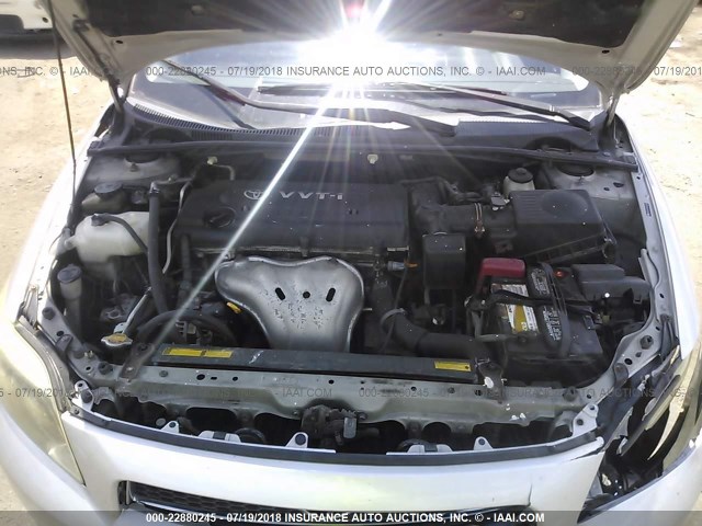 JTKDE167670192928 - 2007 TOYOTA SCION TC 银色 照片 10