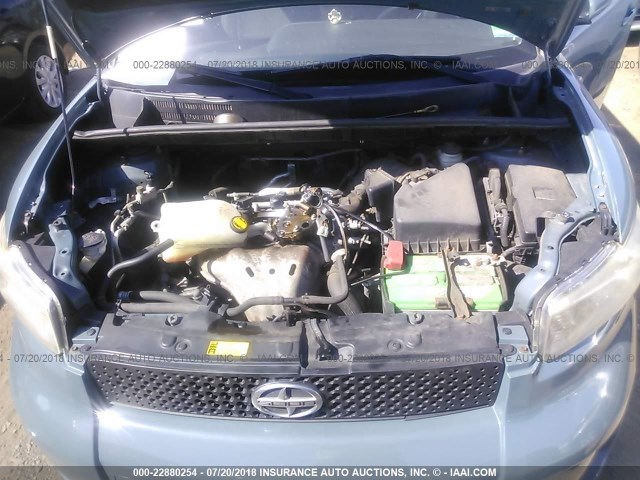 JTLKE50E581010178 - 2008 TOYOTA SCION XB Dəniz mavisi foto 10