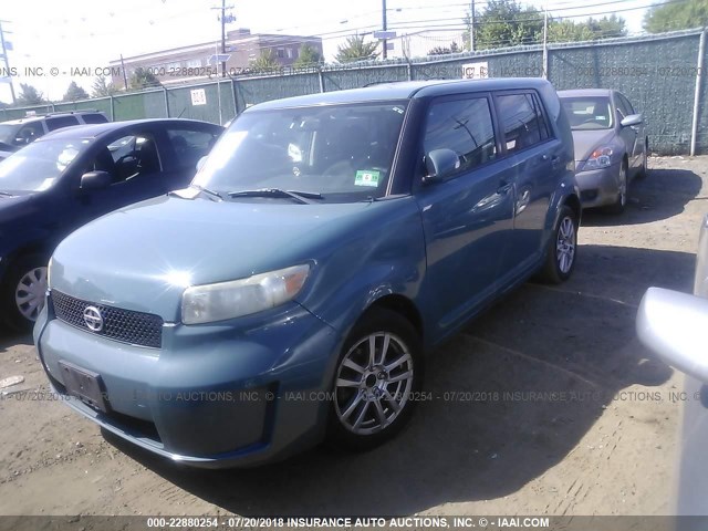 JTLKE50E581010178 - 2008 TOYOTA SCION XB Dəniz mavisi foto 2