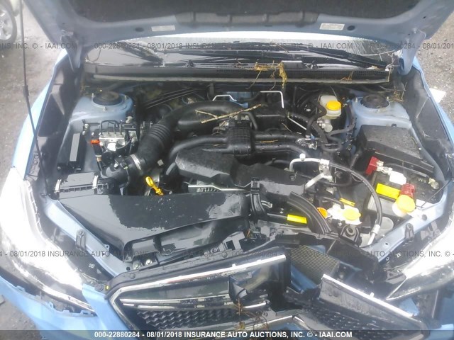 JF2GPADC9G8245168 - 2016 SUBARU CROSSTREK PREMIUM Niebieski zdjęcie 10