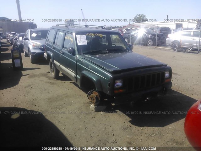 1J4FF68S7XL526971 - 1999 JEEP CHEROKEE SPORT/CLASSIC Zielony zdjęcie 1
