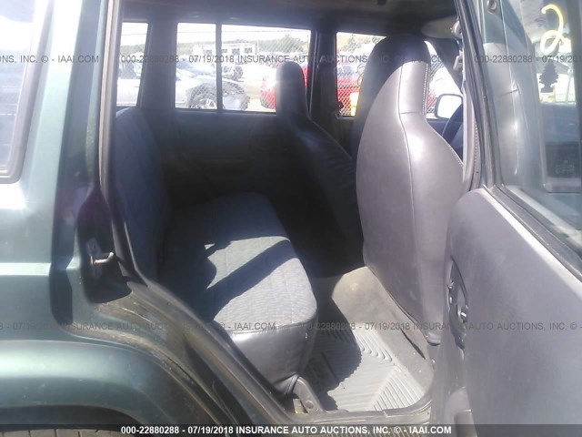 1J4FF68S7XL526971 - 1999 JEEP CHEROKEE SPORT/CLASSIC Zielony zdjęcie 8