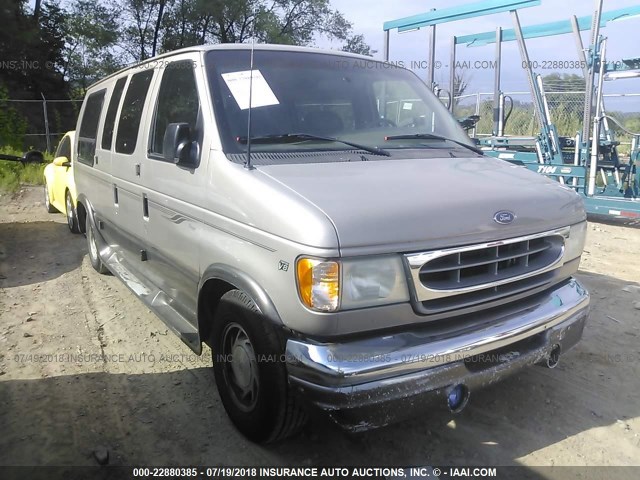 1FDRE14W52HB71064 - 2002 FORD ECONOLINE E150 VAN TAN photo 1