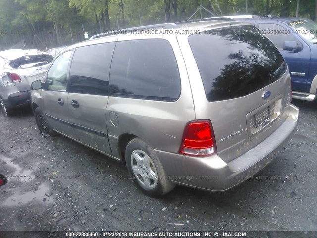 2FMZA51614BA31178 - 2004 FORD FREESTAR SE TAN photo 3