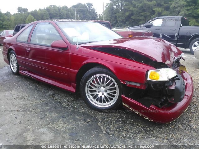 1FALP62W0VH144157 - 1997 FORD THUNDERBIRD LX RED photo 1