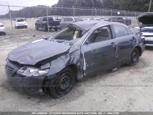 4T1BE46K57U609836 - 2007 TOYOTA CAMRY NEW GENERAT CE/LE/XLE/SE GRAY photo 2