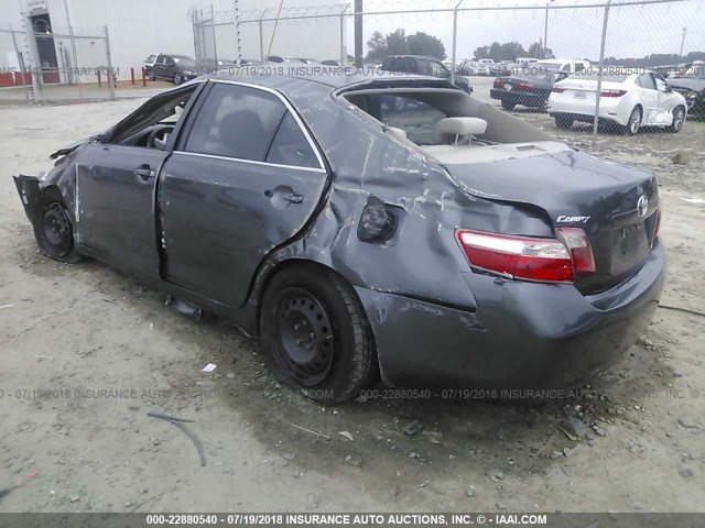 4T1BE46K57U609836 - 2007 TOYOTA CAMRY NEW GENERAT CE/LE/XLE/SE GRAY photo 3