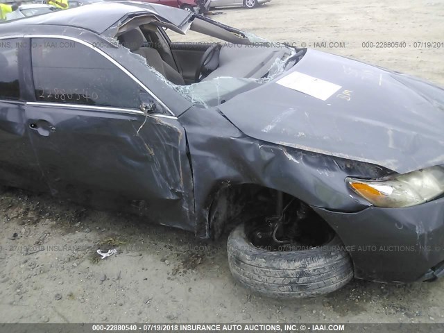 4T1BE46K57U609836 - 2007 TOYOTA CAMRY NEW GENERAT CE/LE/XLE/SE GRAY photo 6