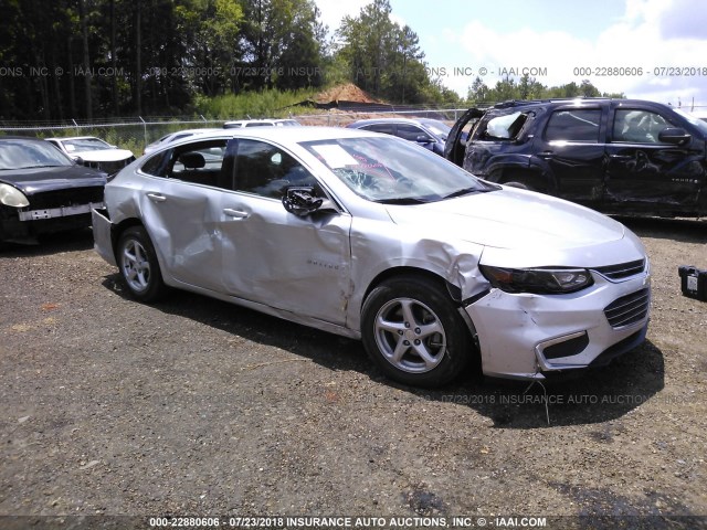 1G1ZB5STXGF171392 - 2016 CHEVROLET MALIBU LS ვერცხლისფერი ფოტო 1