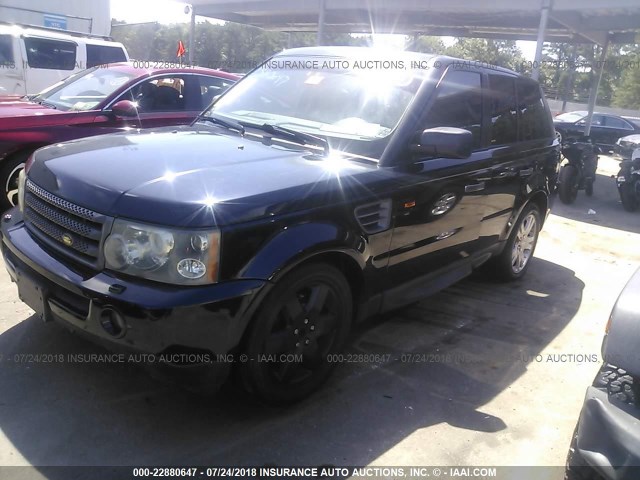 SALSF25436A924314 - 2006 LAND ROVER RANGE ROVER SPORT HSE BLACK photo 2