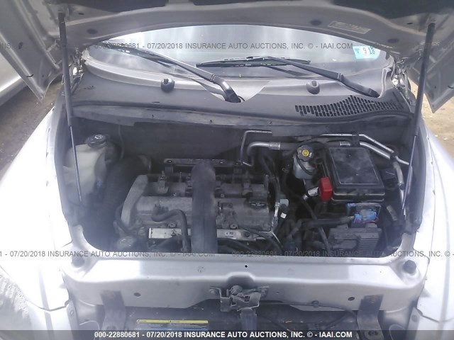 3GNDA13D38S537850 - 2008 CHEVROLET HHR LS ვერცხლისფერი ფოტო 10