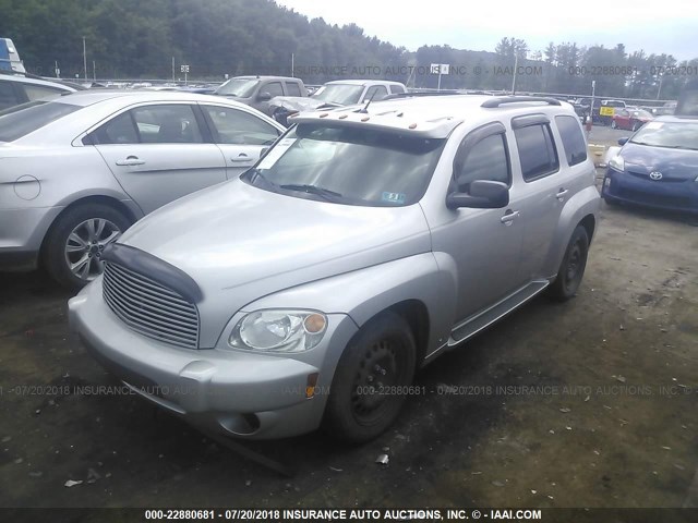 3GNDA13D38S537850 - 2008 CHEVROLET HHR LS ვერცხლისფერი ფოტო 2
