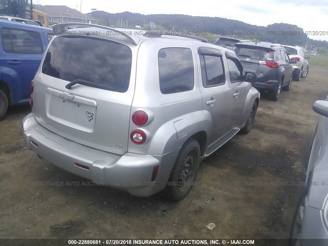 3GNDA13D38S537850 - 2008 CHEVROLET HHR LS ვერცხლისფერი ფოტო 4