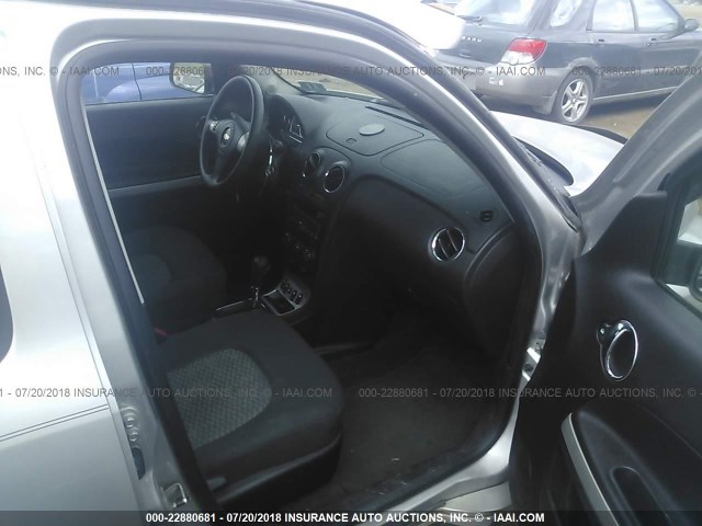 3GNDA13D38S537850 - 2008 CHEVROLET HHR LS ვერცხლისფერი ფოტო 5