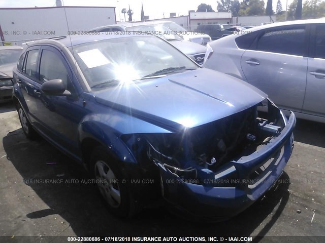 1B3HB28A89D181443 - 2009 DODGE CALIBER SE BLUE photo 1