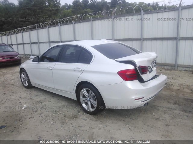 WBA8E9G58GNT83769 - 2016 BMW 328 I SULEV WHITE photo 3