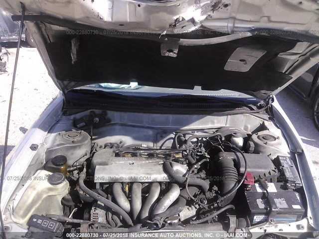 1NXBR12E9XZ167095 - 1999 TOYOTA COROLLA VE/CE/LE 银色 照片 10