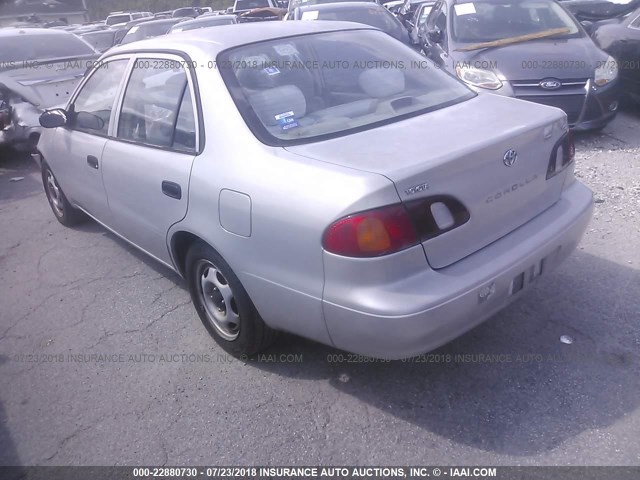 1NXBR12E9XZ167095 - 1999 TOYOTA COROLLA VE/CE/LE 银色 照片 3