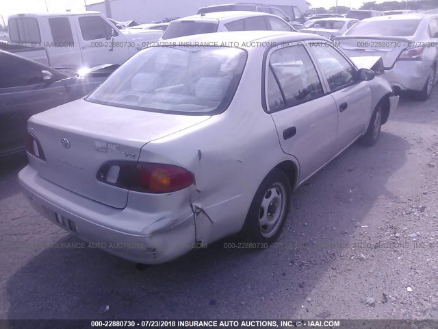 1NXBR12E9XZ167095 - 1999 TOYOTA COROLLA VE/CE/LE 银色 照片 4