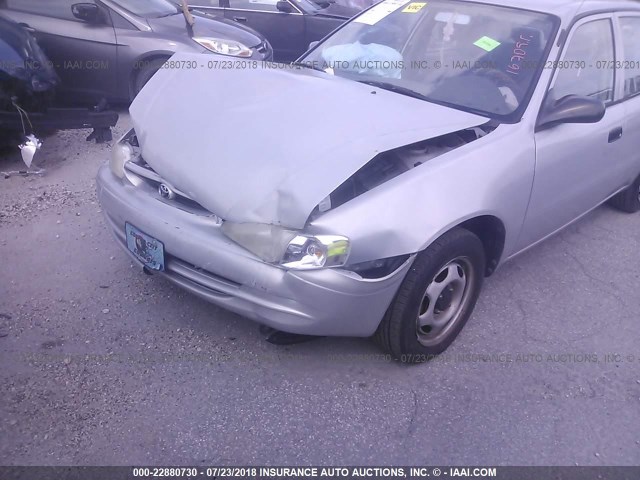 1NXBR12E9XZ167095 - 1999 TOYOTA COROLLA VE/CE/LE 银色 照片 6