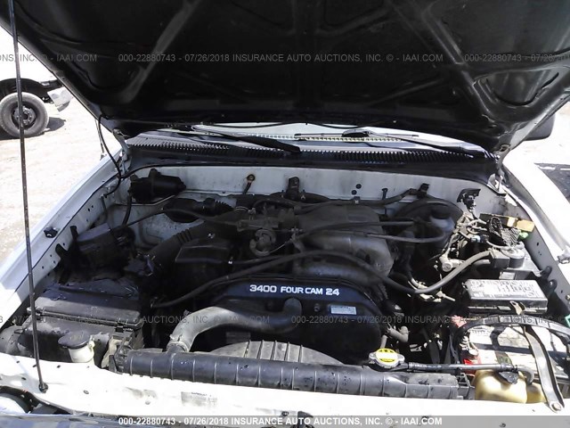 5TEHN72N31Z853662 - 2001 TOYOTA TACOMA DOUBLE CAB 白色 照片 10