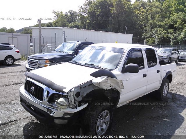 5TEHN72N31Z853662 - 2001 TOYOTA TACOMA DOUBLE CAB 白色 照片 6