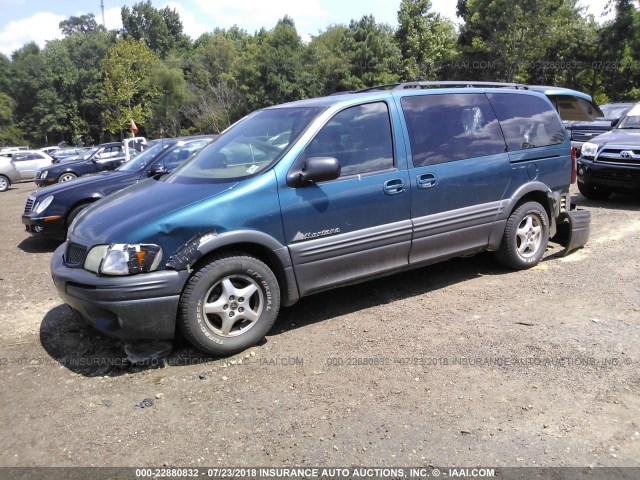 1GMDX03E73D257038 - 2003 PONTIAC MONTANA GREEN photo 2