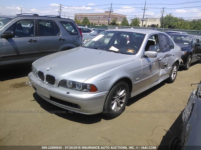WBADT43473G026778 - 2003 BMW 525 I AUTOMATIC SILVER photo 2