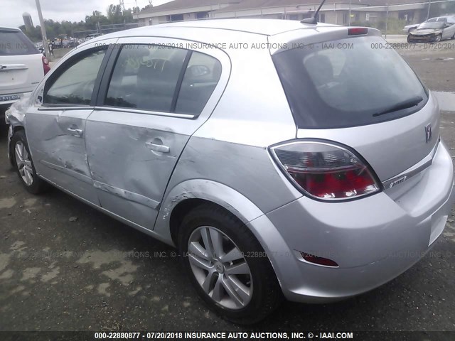 W08AT671185109121 - 2008 SATURN ASTRA XR SILVER photo 3