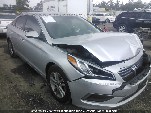 5NPE24AF4GH408461 - 2016 HYUNDAI SONATA SE SILVER photo 1