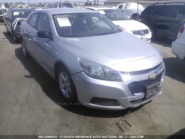 1G11B5SL2FF106578 - 2015 CHEVROLET MALIBU LS SILVER photo 1