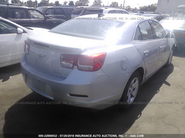 1G11B5SL2FF106578 - 2015 CHEVROLET MALIBU LS SILVER photo 4