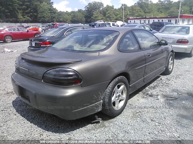 1G2WP12K2YF105775 - 2000 PONTIAC GRAND PRIX GT BROWN photo 4