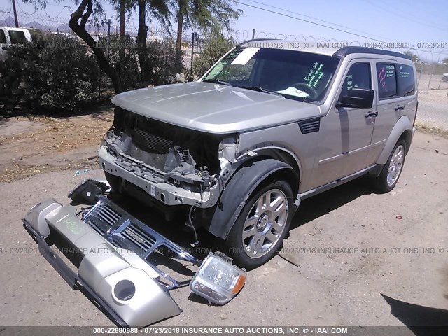 1D8GT28K79W549200 - 2009 DODGE NITRO SE فضي صورة 2
