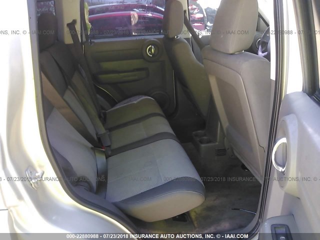 1D8GT28K79W549200 - 2009 DODGE NITRO SE فضي صورة 8