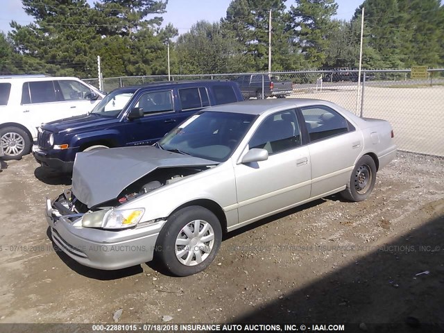 4T1BG22K01U064091 - 2001 TOYOTA CAMRY CE/LE/XLE SILVER photo 2