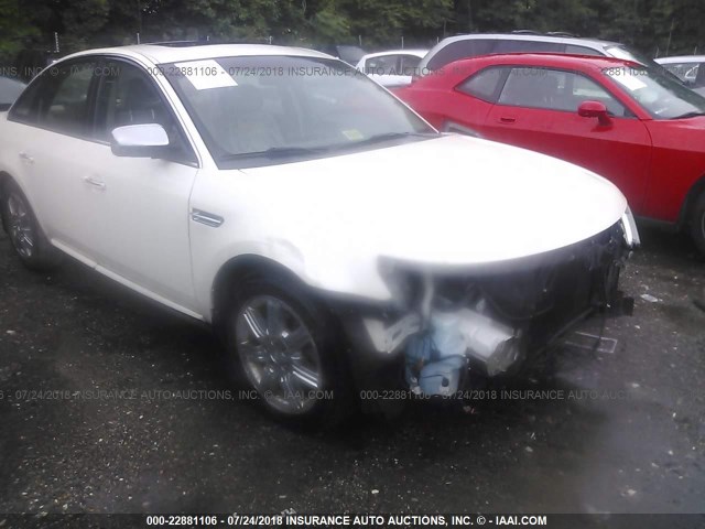 1FAHP25W49G126041 - 2009 FORD TAURUS LIMITED WHITE photo 6