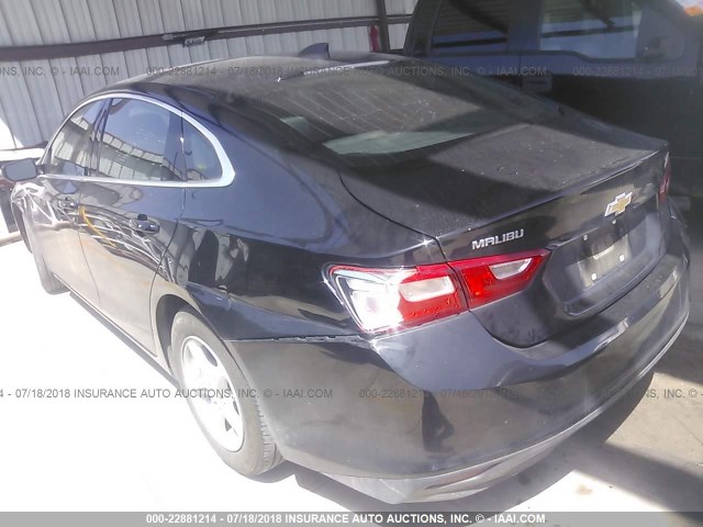 1G1ZB5ST5HF120254 - 2017 CHEVROLET MALIBU LS Qara foto 3