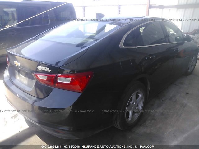 1G1ZB5ST5HF120254 - 2017 CHEVROLET MALIBU LS Qara foto 4