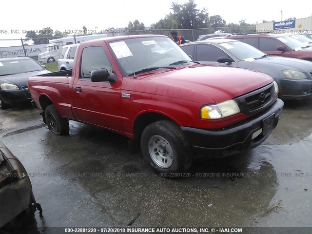 4F4YR12C61TM12632 - 2001 MAZDA B2500 RED photo 1