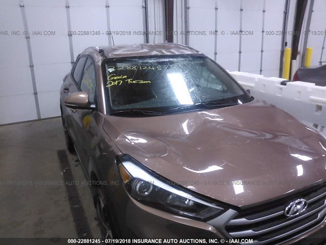 KM8J3CA23HU586545 - 2017 HYUNDAI TUCSON LIMITED/SPORT AND ECO/SE BROWN photo 6
