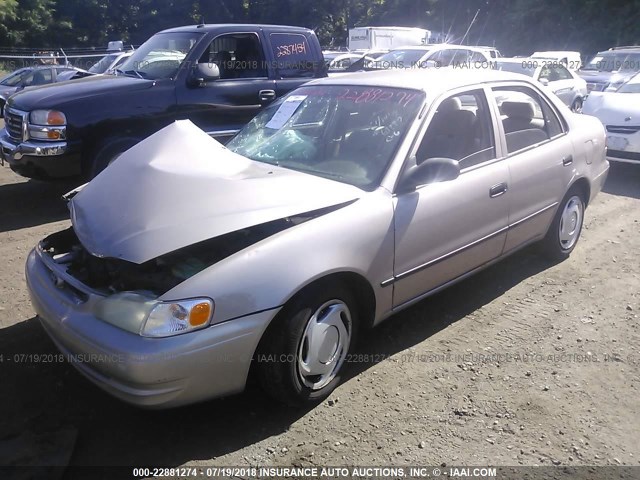 2T1BR12E5YC333129 - 2000 TOYOTA COROLLA VE/CE/LE 棕色 照片 2