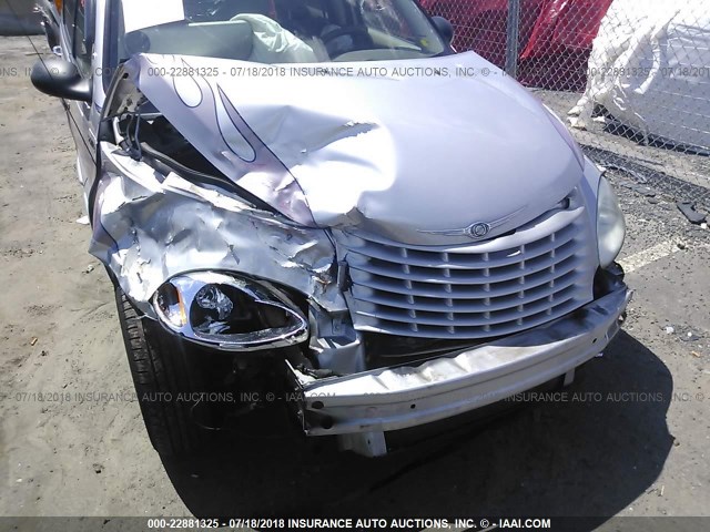 3C4FY48B42T287171 - 2002 CHRYSLER PT CRUISER CLASSIC GRAY photo 6